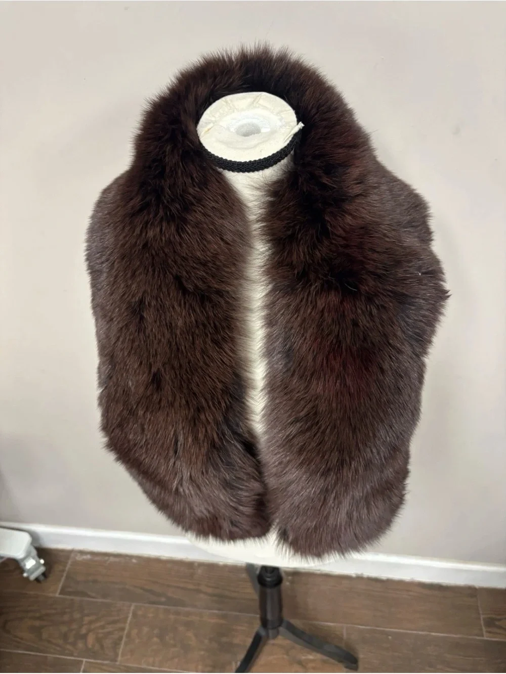 Saga Furs Brown Scarf Fur NWOT
